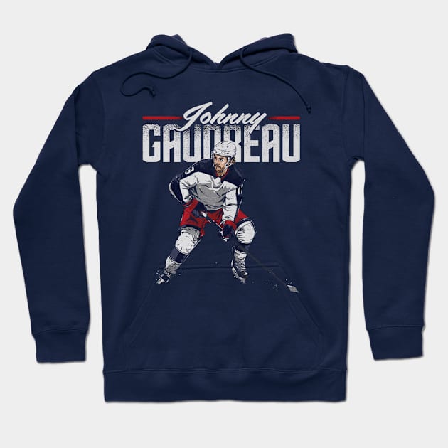 Johnny Gaudreau Columbus Retro Hoodie by lavonneroberson